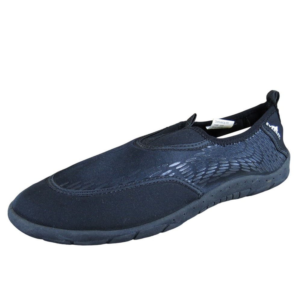 Everest Men's  Water Socks Black Fabric Size‎ 12 Medium Gently Used 2025